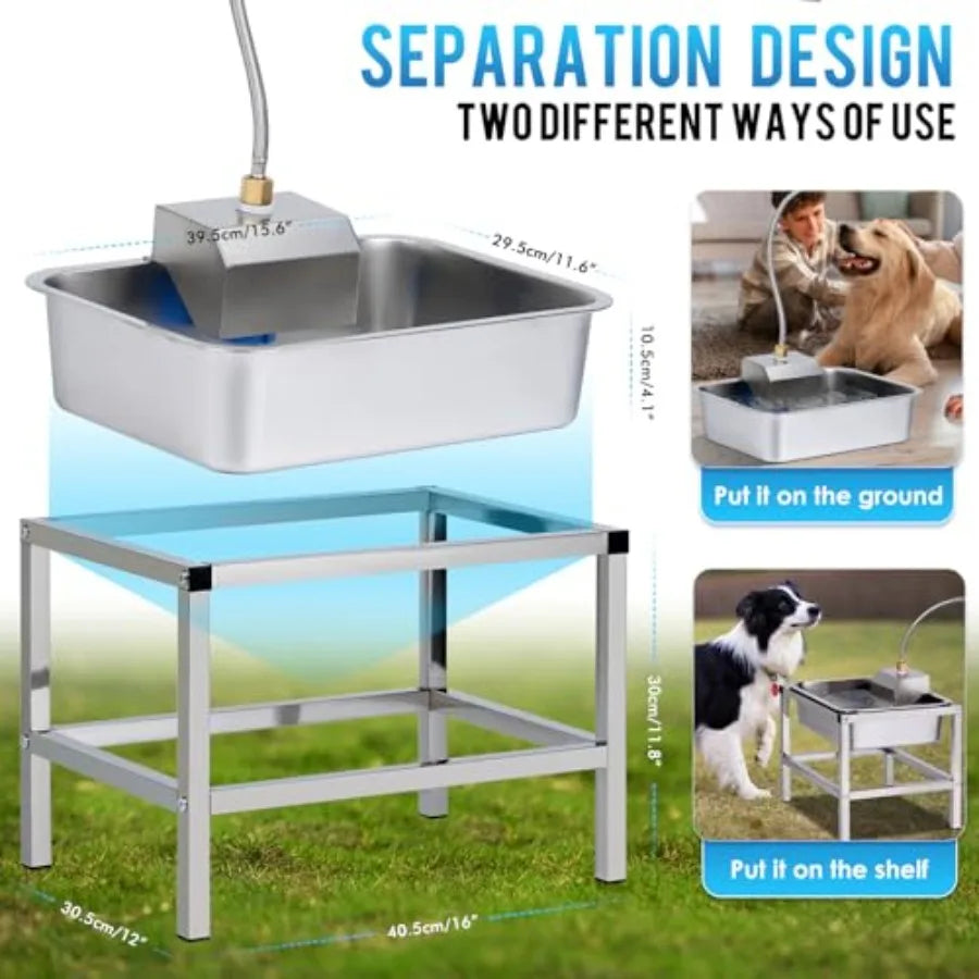 Yao Hui Huang Automatic Outdoor Dog Water Dispenser With Stand