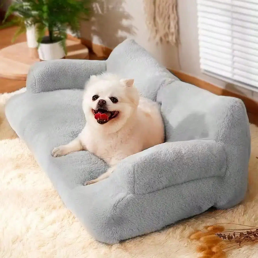 Small Dog And Cat Bed With Colorful Balls And Removable Washable Cover