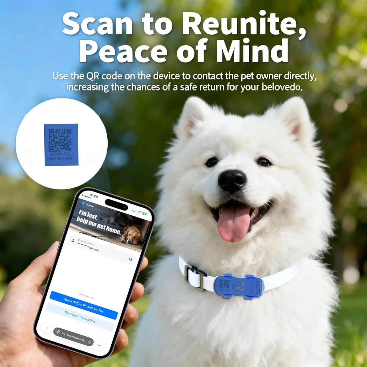GP30 4G GPS Tracker Pets Real Time Locator IP67 Waterproof