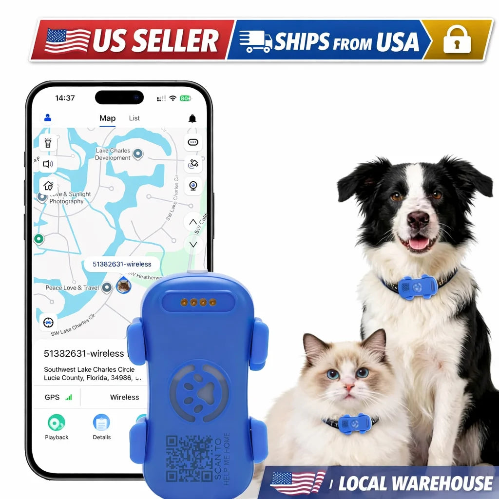 GP30 4G GPS Tracker Pets Real Time Locator IP67 Waterproof