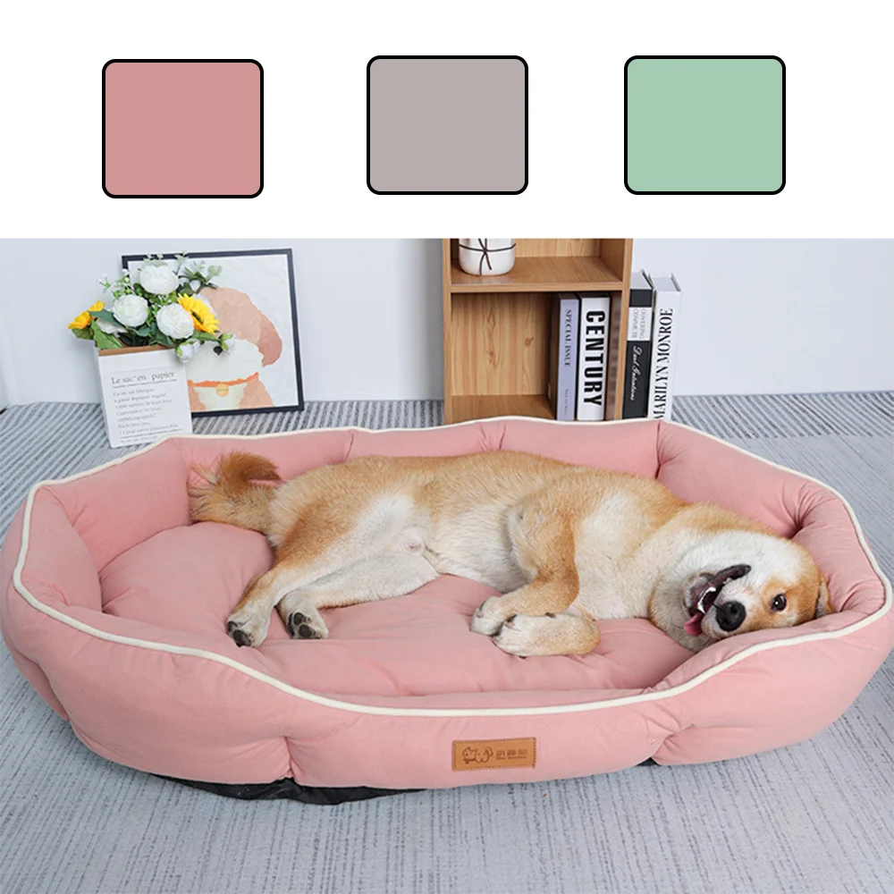 Pet Sofa Bed For Dogs And Cats CorduroyFabric Cozy Warm