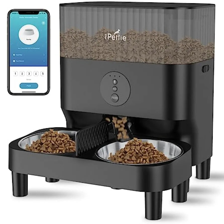 YAO HUI HUANG Automatic Pet Feeder 5L For Two Pets