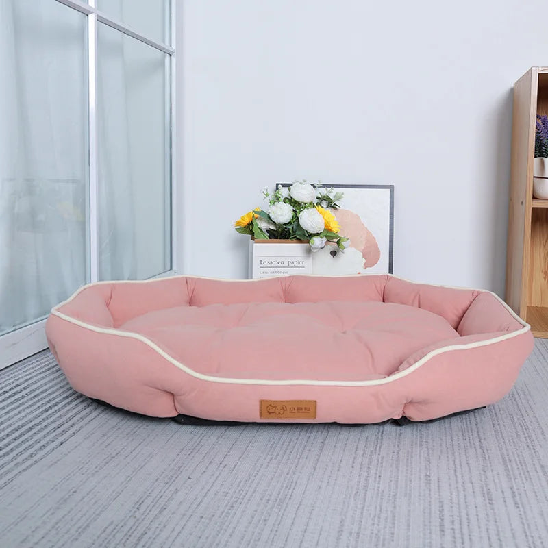 Pet Sofa Bed For Dogs And Cats CorduroyFabric Cozy Warm