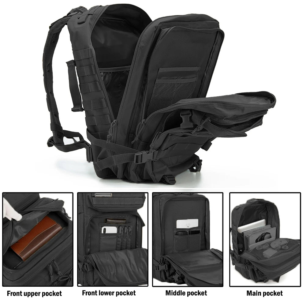 ReFire Gear Tactical Backpack Molle For Outdoor Trekking Camping