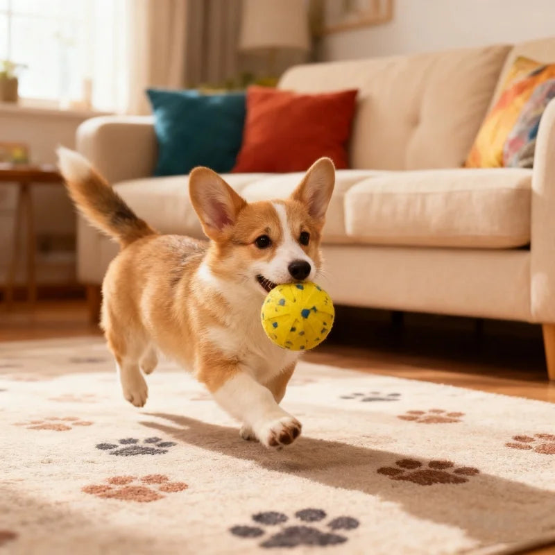 Booteely Interactive Dog Ball Electric Automatic Vibrating Foam Toy