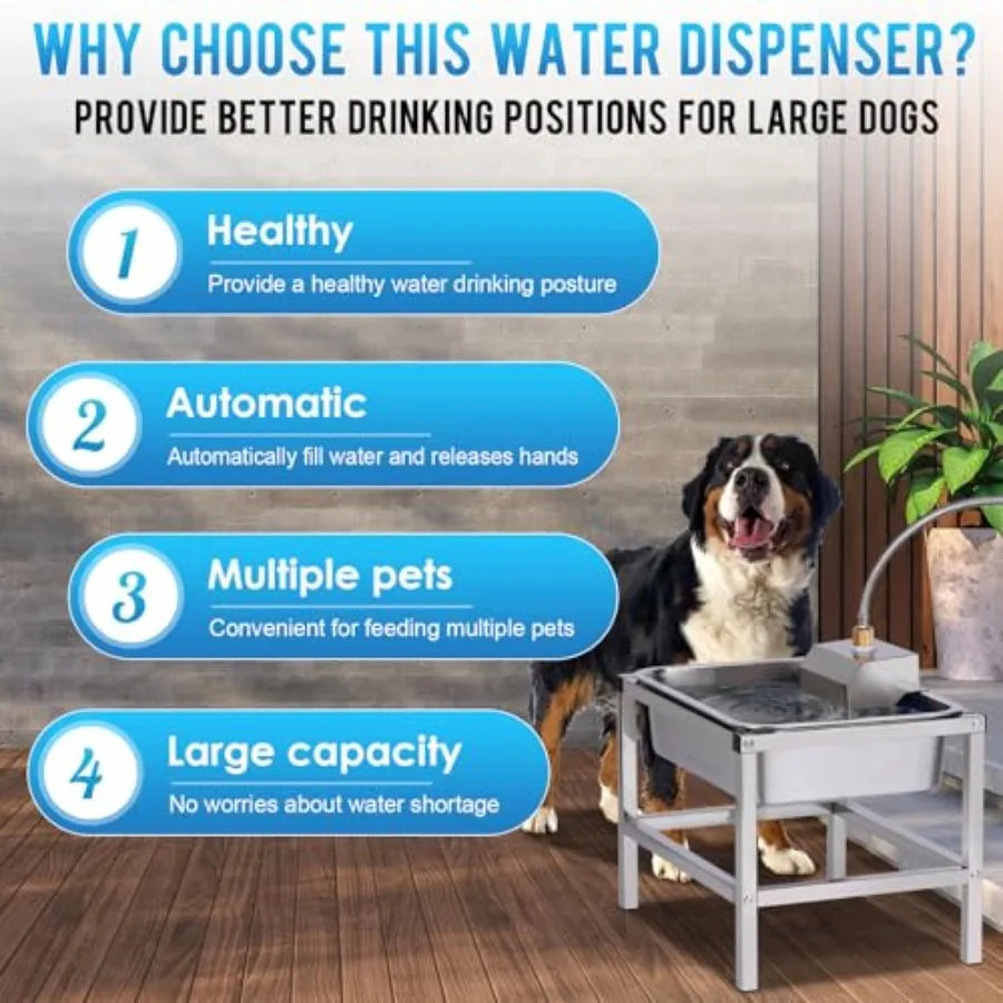 Yao Hui Huang Automatic Outdoor Dog Water Dispenser With Stand
