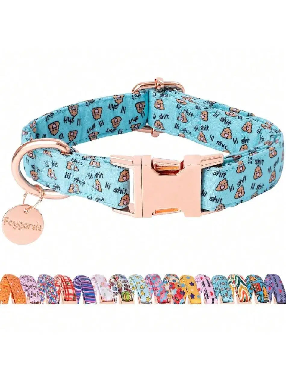 Floral Dog Collar For Girls And Female Dogs Soft Flower
