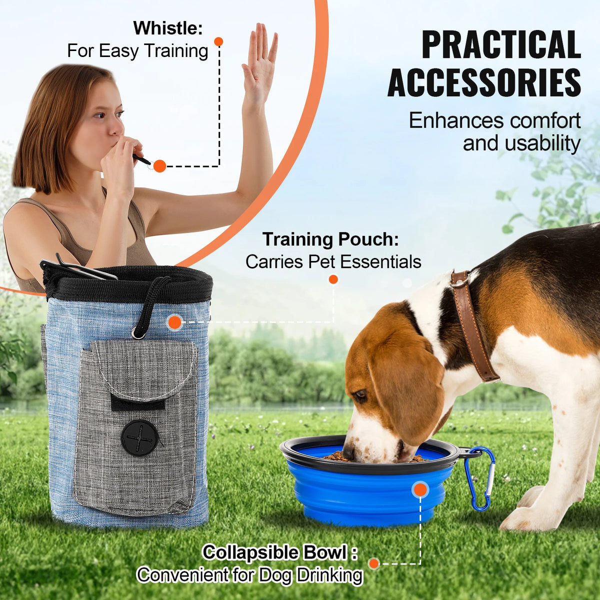 Dog Agility Training Equipment Set With Adjustable Hurdles