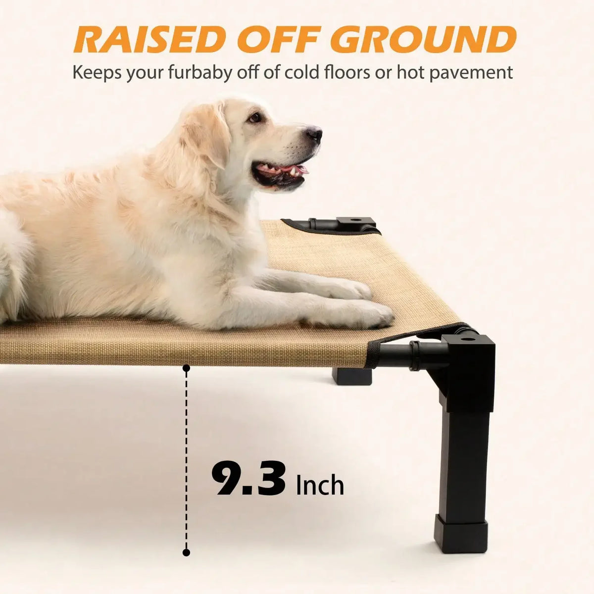 Elevated Outdoor Dog Bed Portable Cot For Large Pets