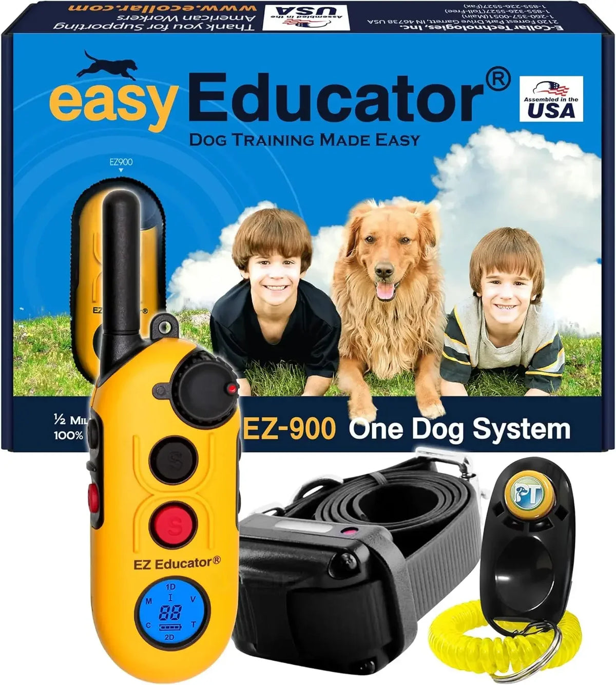 Ez 900 E Collar For Dog Training Remote Tone Vibration