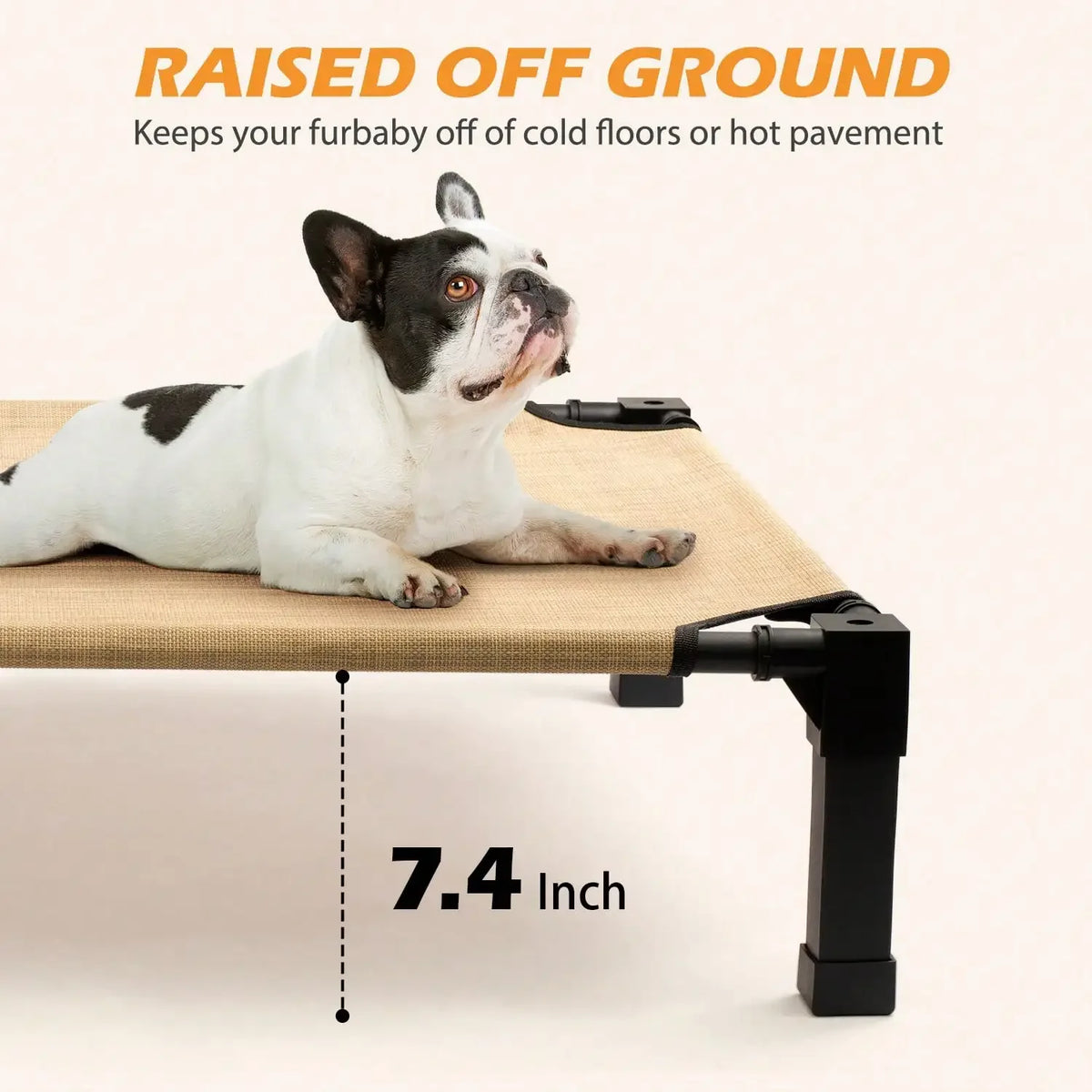Elevated Outdoor Dog Bed Portable Cot For Large Pets