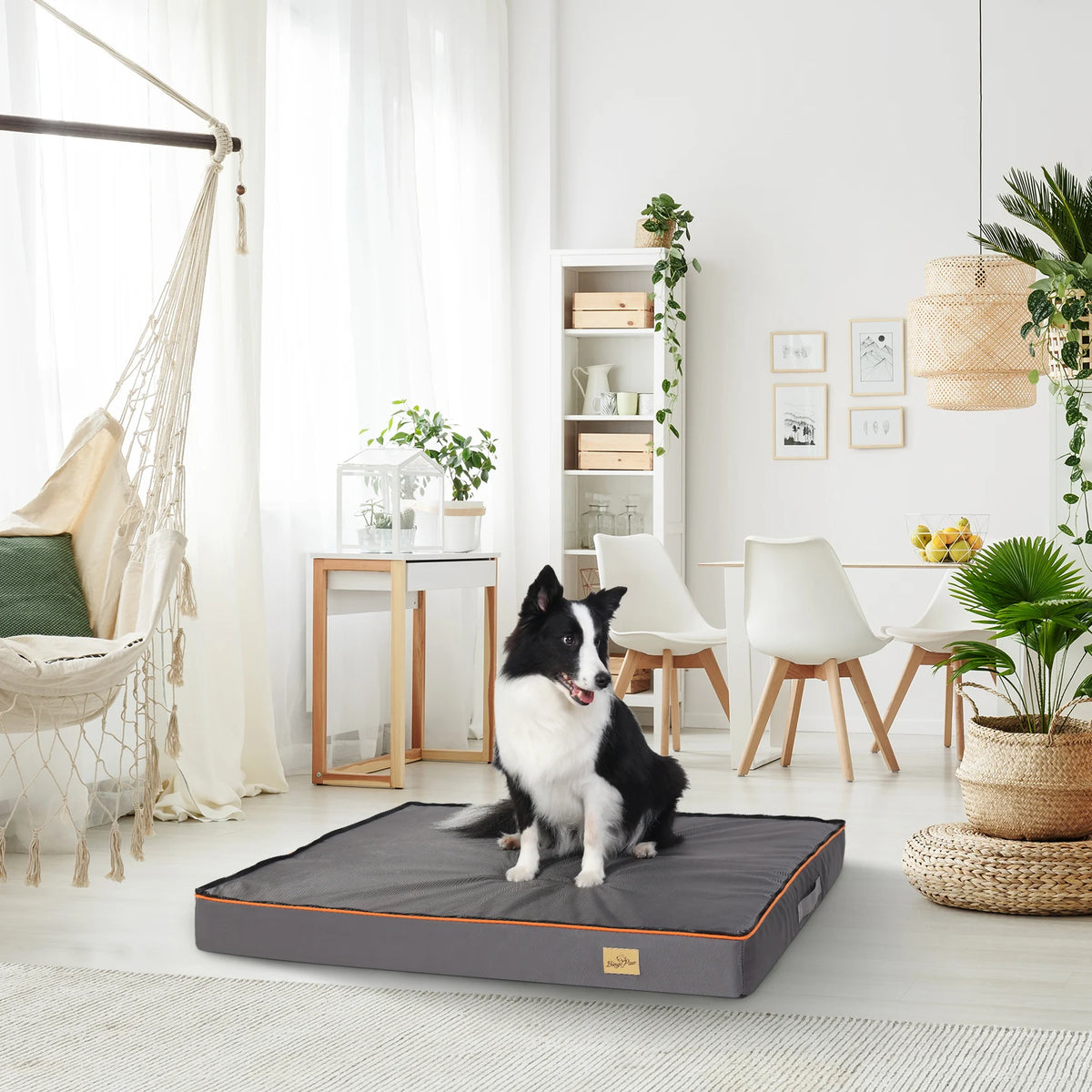 BINGOPAW Orthopedic Dog Bed With Washable Removable Cover