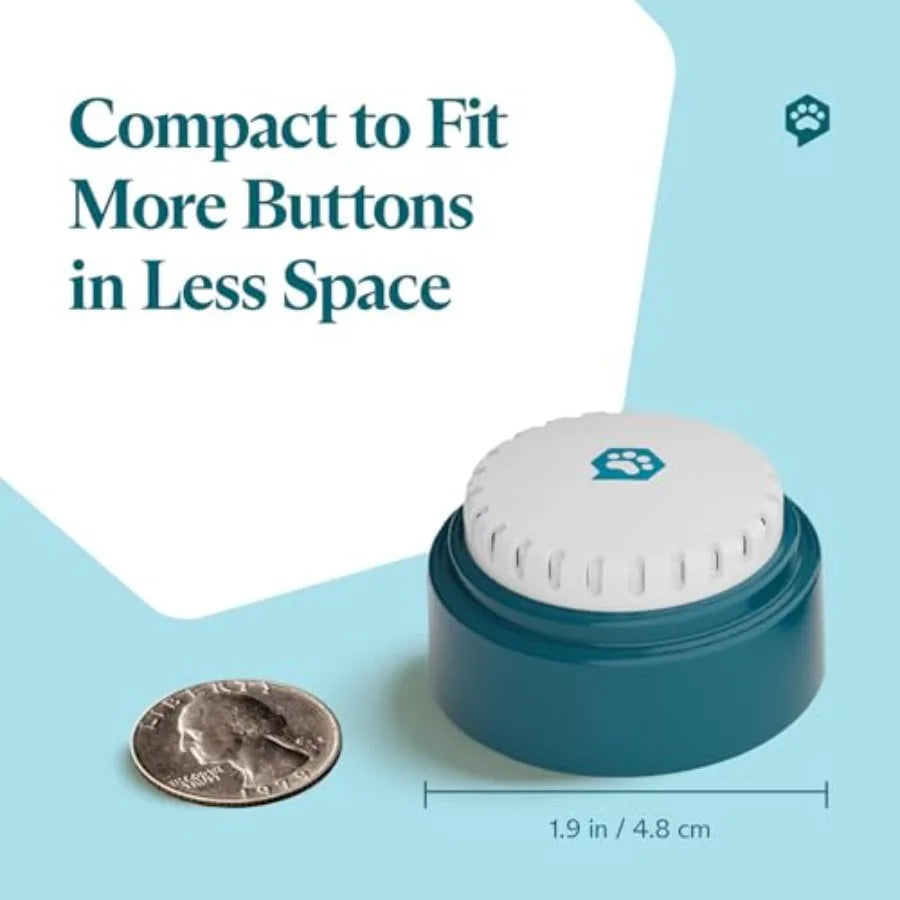 Recordable Dog Communication Buttons With Upward Facing Sound Buzzer