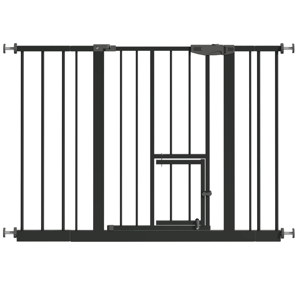 Baby Gate With Cat Door Walk Through Safety Gate Stairs