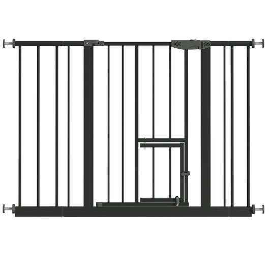 Baby Gate With Cat Door Walk Through Safety Gate Stairs