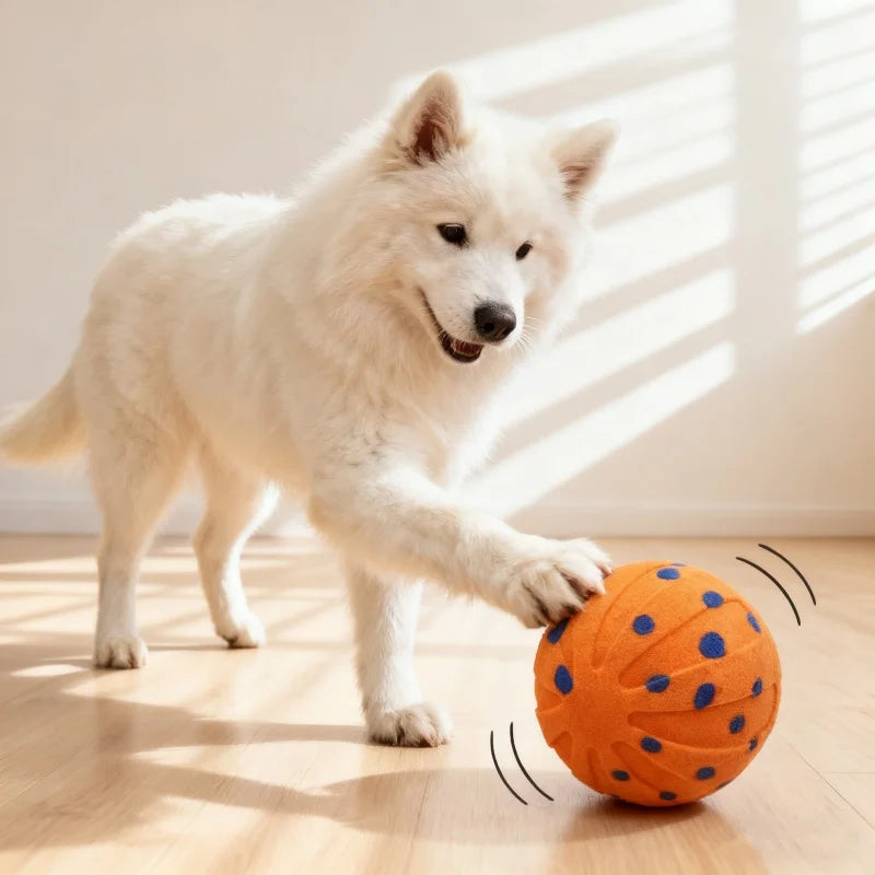 Booteely Interactive Dog Ball Electric Automatic Vibrating Foam Toy