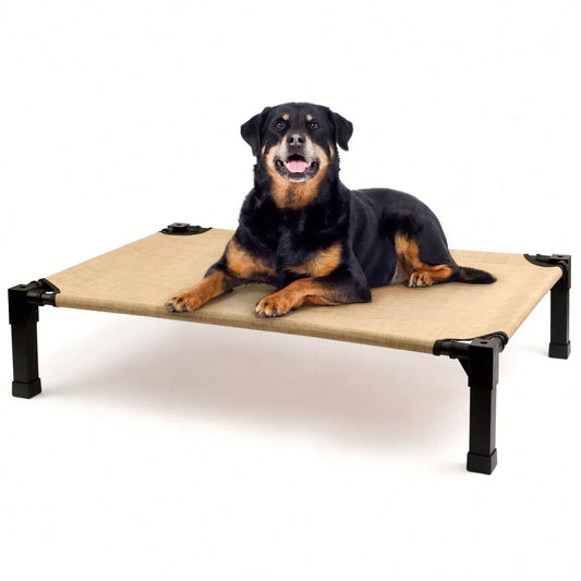 Elevated Outdoor Dog Bed Portable Cot For Large Pets