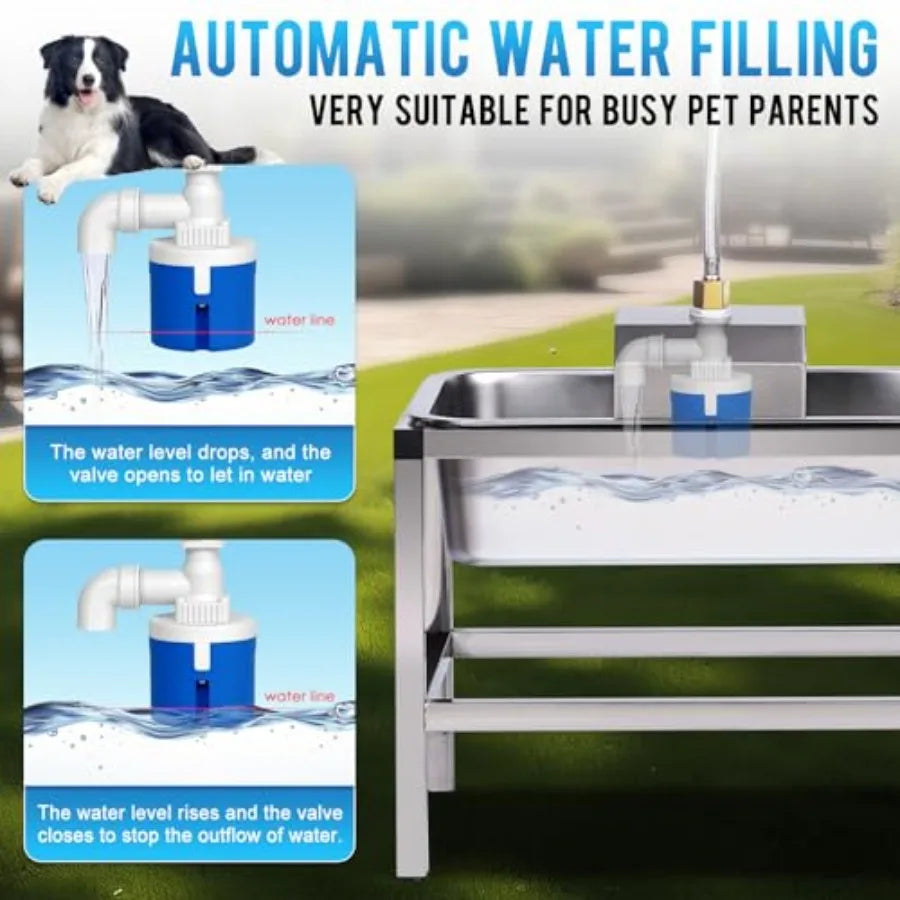 Yao Hui Huang Automatic Outdoor Dog Water Dispenser With Stand