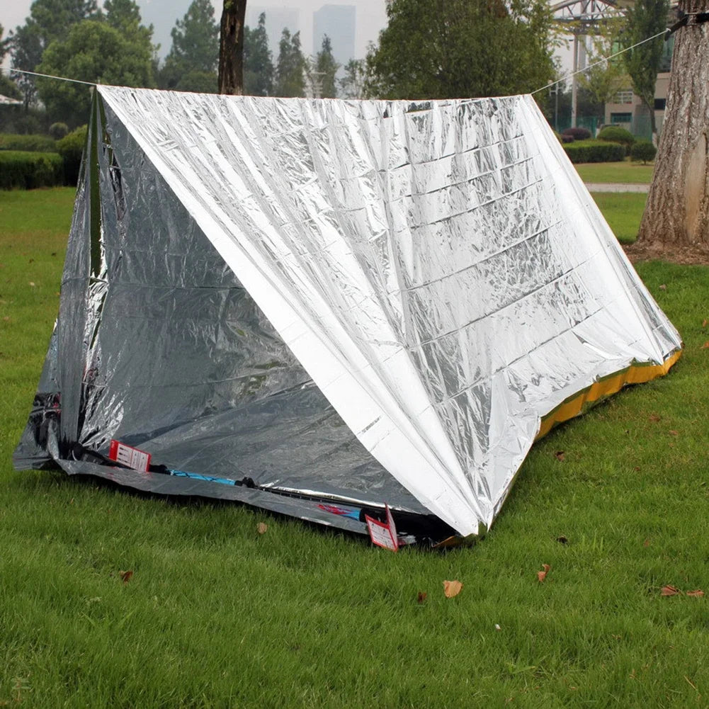 Emergency Survival Blanket Outdoor First Aid Rescue Thermal PET Foil