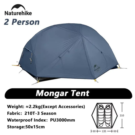 Naturehike Mongar Ultralight Two Person Double Layer Camping Tent