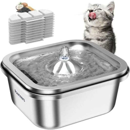 Cat Water Fountain Automatic Pet Dispenser With LCD Display