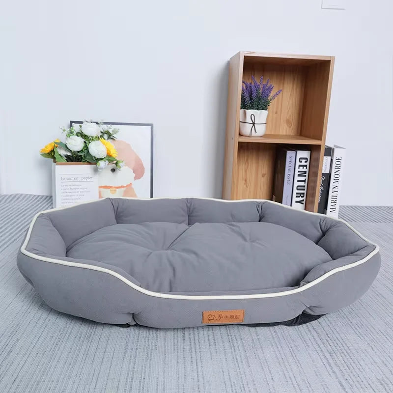 Pet Sofa Bed For Dogs And Cats CorduroyFabric Cozy Warm