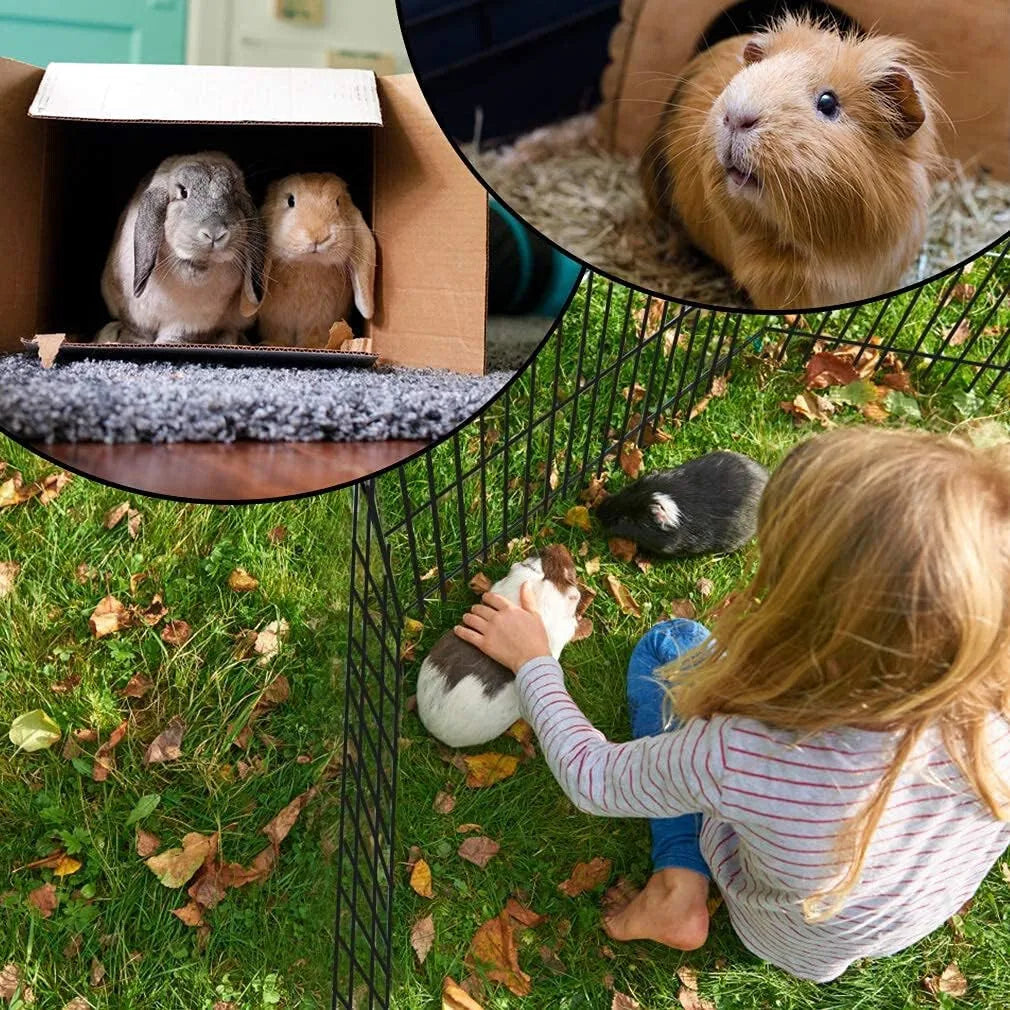 Dog Playpen Wire Fence Kennel Exercise Cage for Pets