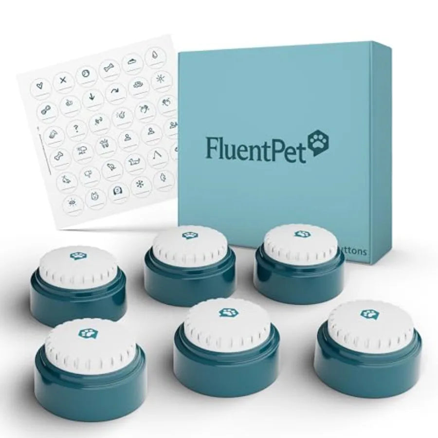 Recordable Dog Communication Buttons With Upward Facing Sound Buzzer