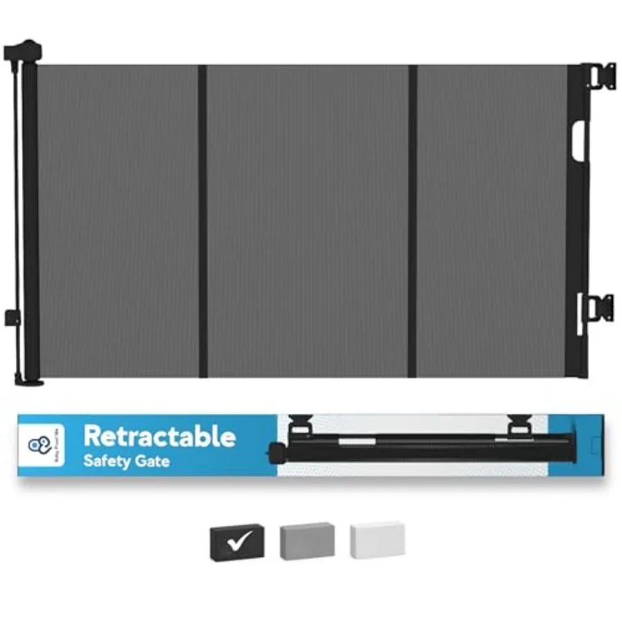 Retractable Mesh Baby Gate For Stairs And Doorways Indoor Outdoor