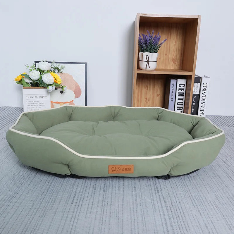 Pet Sofa Bed For Dogs And Cats CorduroyFabric Cozy Warm