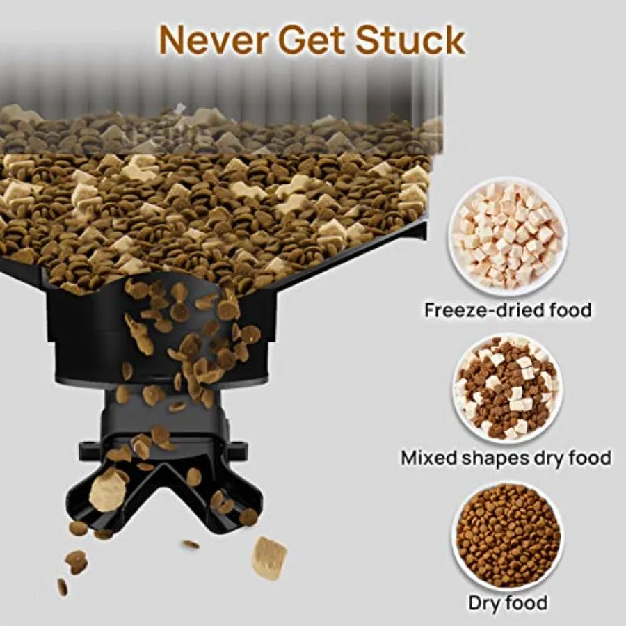 YAO HUI HUANG Automatic Pet Feeder 5L For Two Pets