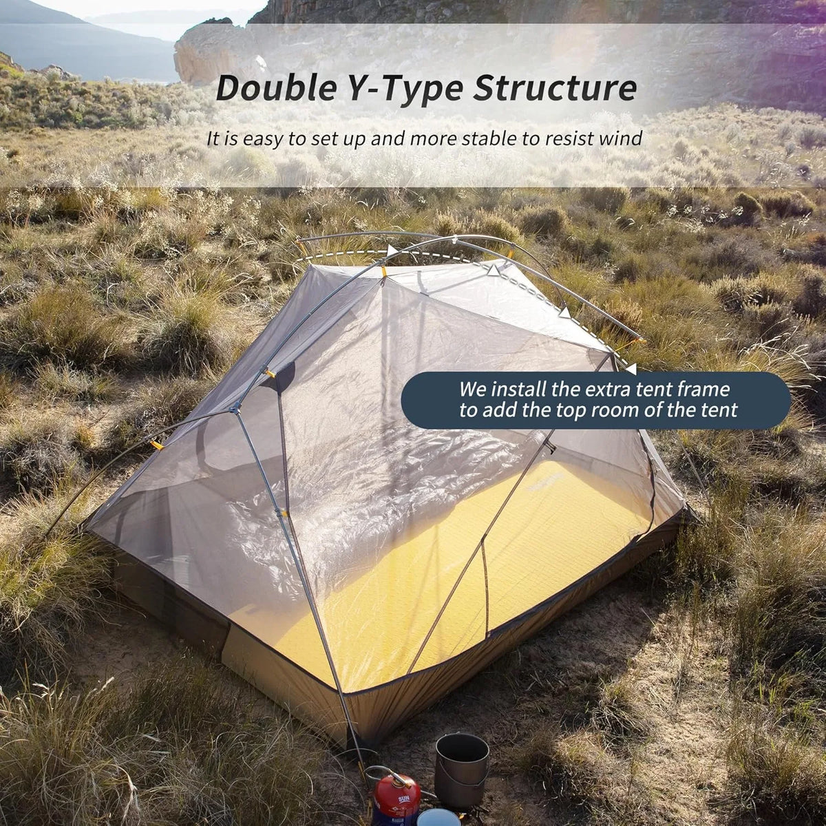 Naturehike Mongar Ultralight Two Person Double Layer Camping Tent