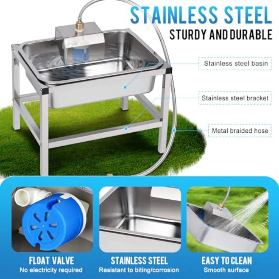 Yao Hui Huang Automatic Outdoor Dog Water Dispenser With Stand