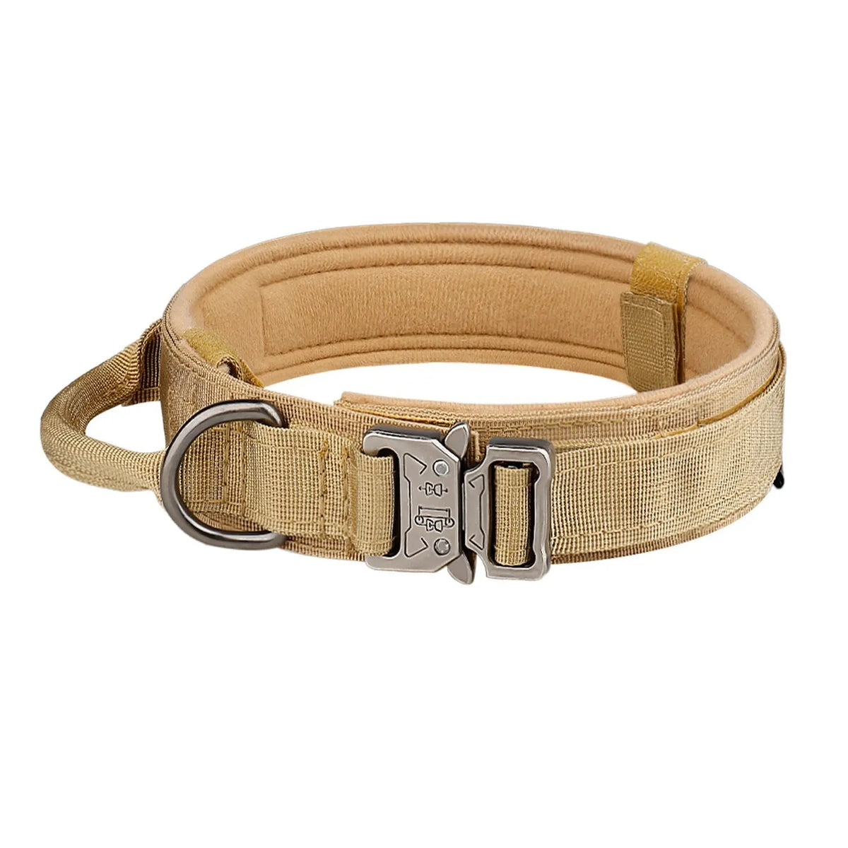 Outdoor Tactical Nylon Dog Collar With Metal Buckle Breathable