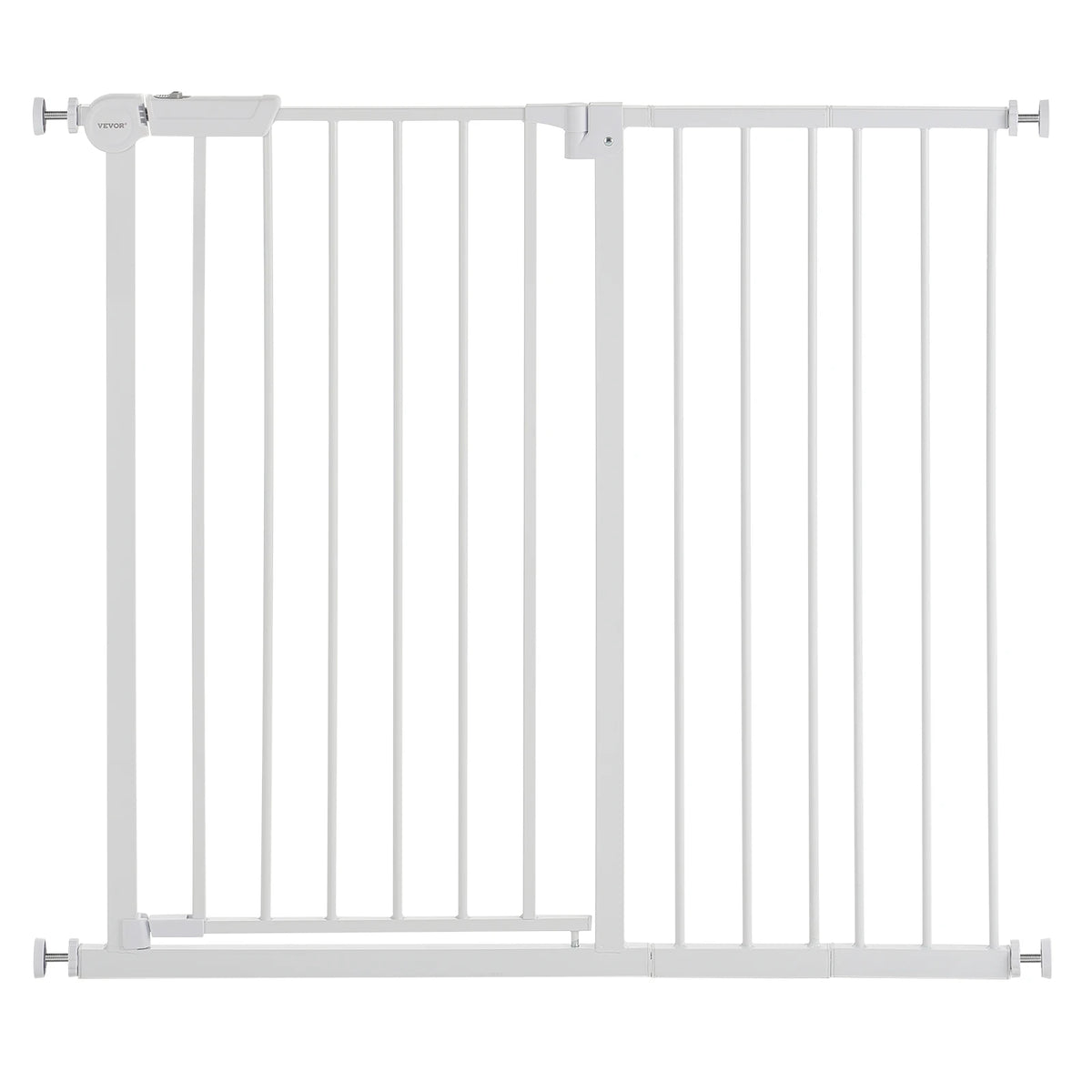 SucceBuy Baby Gate Pressure Mount Walk Through Dog Gate