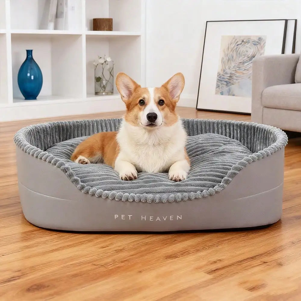 Soft Cozy AllSeason Pet Bed For Dogs And Cats Machinewashable