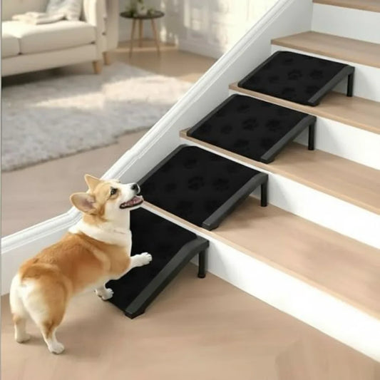 Dog Ramp For Stairs Non Slip 200 Pound Capacity Frame