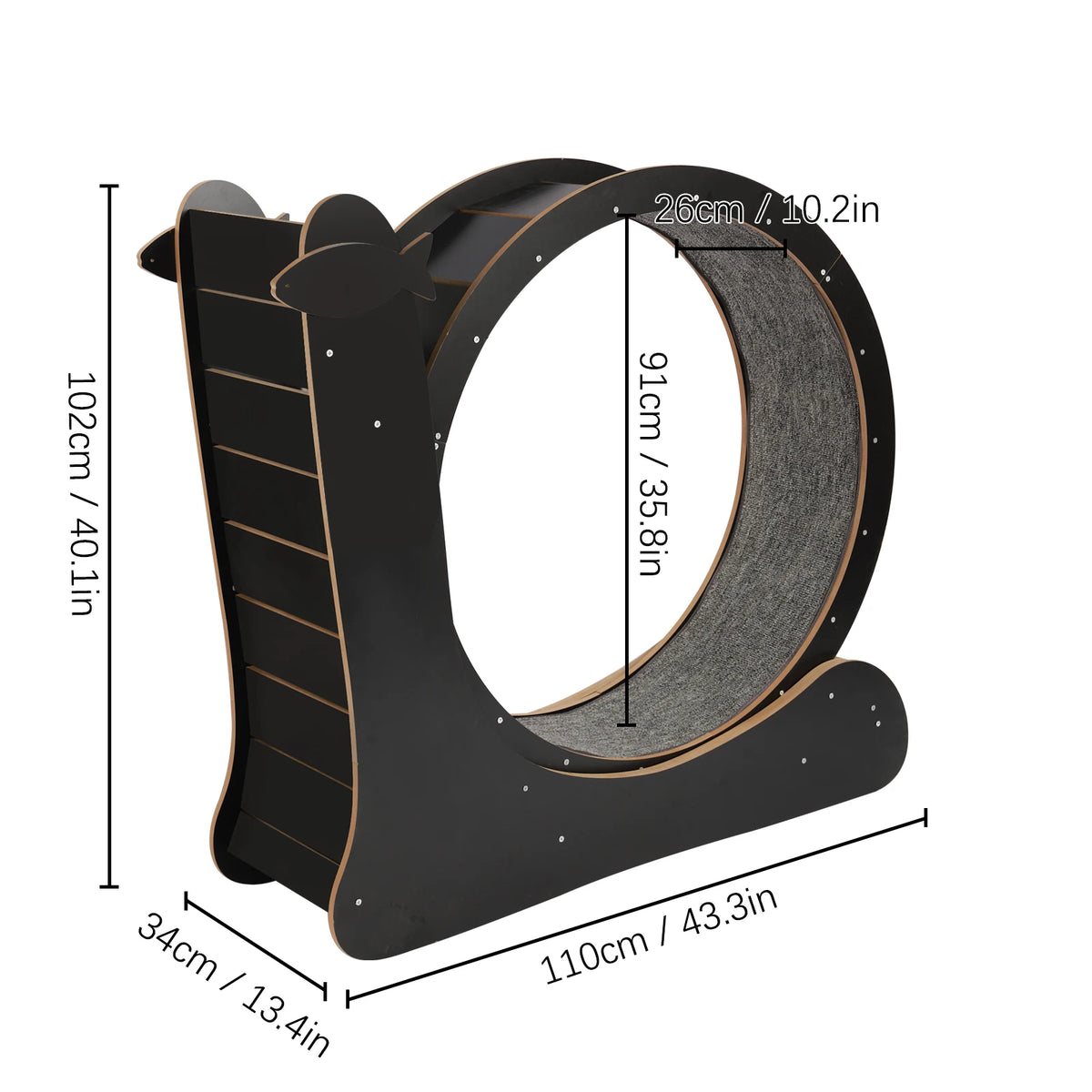 Cat Exercise Wheel Treadmill for Fitness and Weight Loss