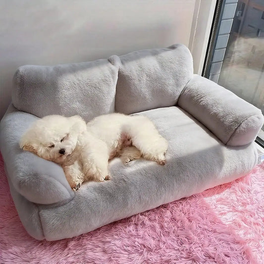 Small Dog And Cat Bed With Colorful Balls And Removable Washable Cover