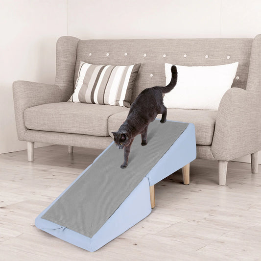 2In1 Folding Pet Ramp Stairs Non Slip For Small Dogs