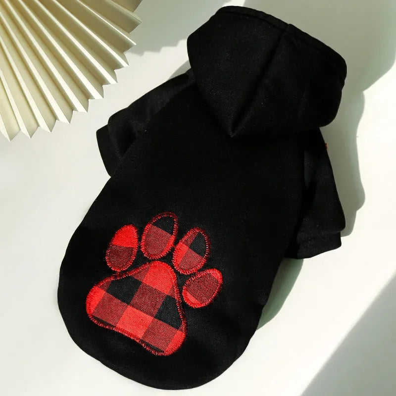 Plaid Reversible Winter Coat For Dogs Warm Cold Weather Pet Apparel