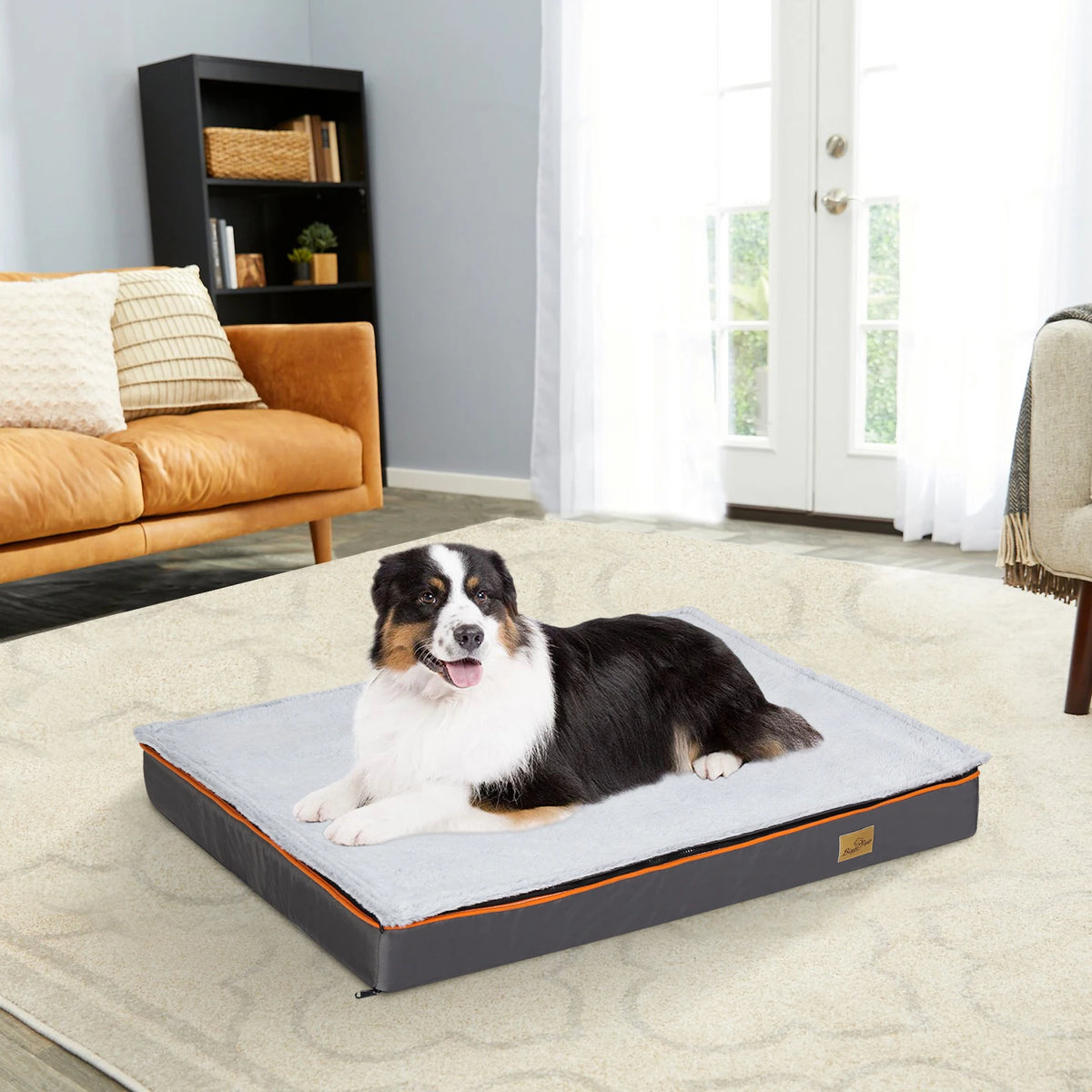 BINGOPAW Orthopedic Dog Bed With Washable Removable Cover