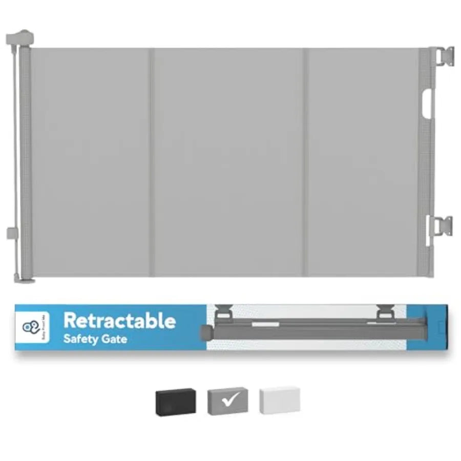 Retractable Mesh Baby Gate For Stairs And Doorways Indoor Outdoor